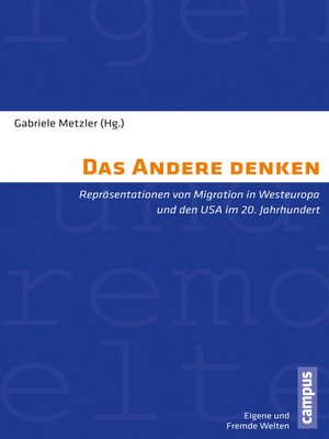 cover image of Das Andere denken